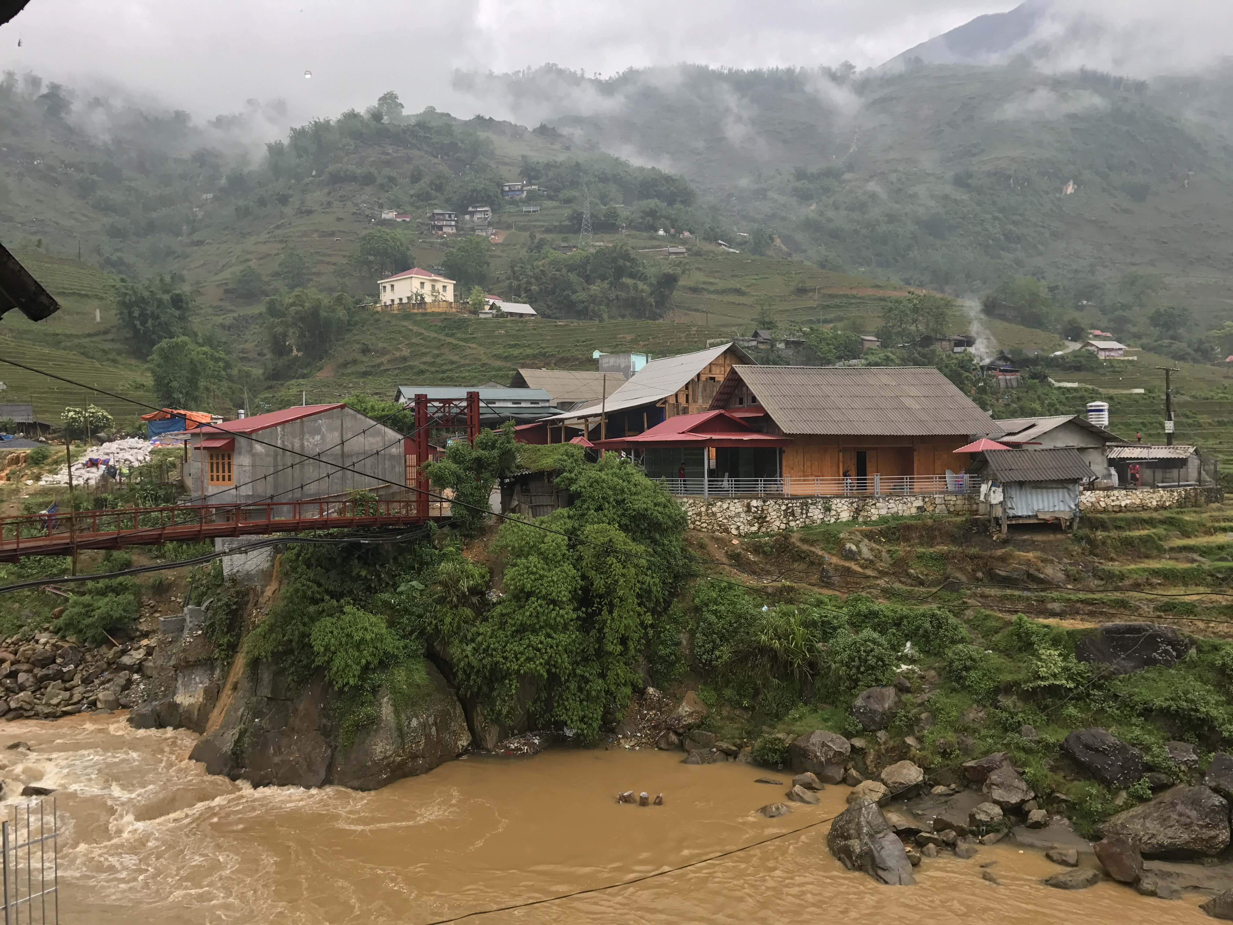 when it rains in Sapa